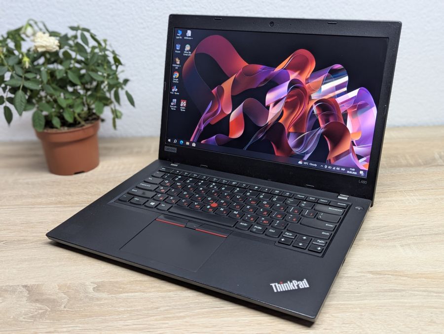 Уцінка! Ноутбук Б/В Lenovo ThinkPad L480, Intel Core i5-8250U, DDR4 8 GB, SSD 128GB, 14" UHD [ProductHub SKU L489]