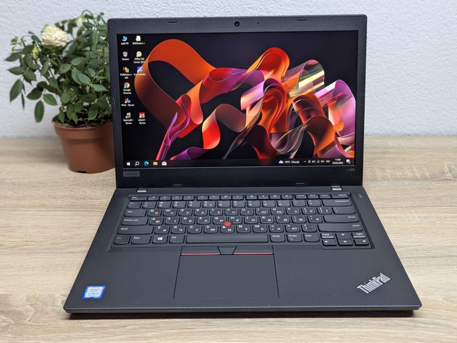 Уцінка! Ноутбук Б/В Lenovo ThinkPad L480, Intel Core i5-8250U, DDR4 8 GB, SSD 128GB, 14" Full HD