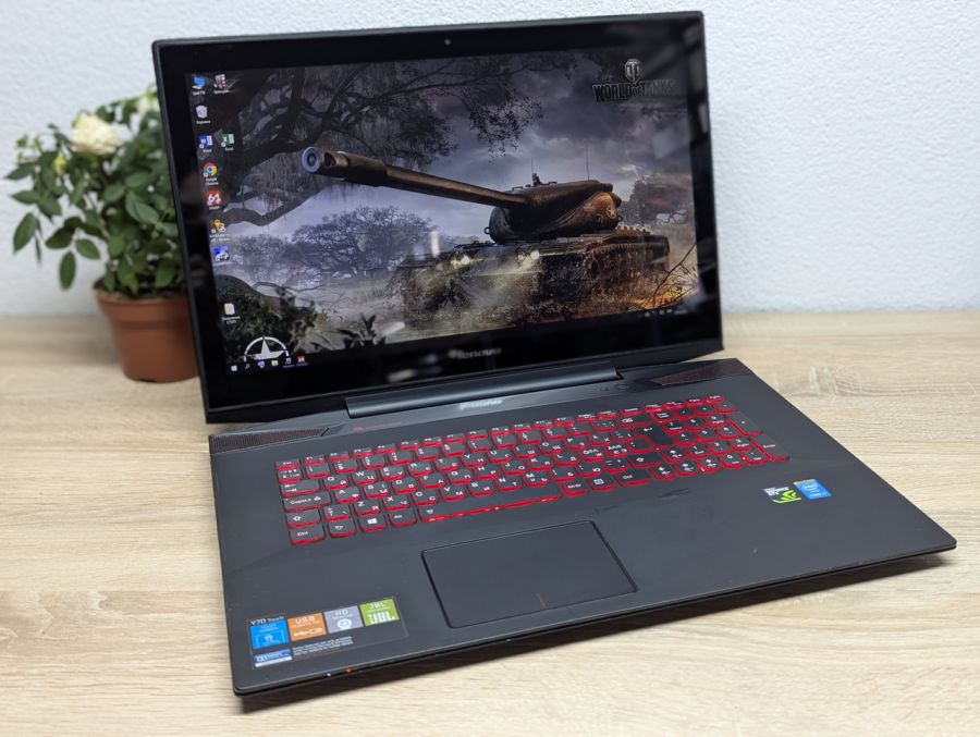 Ноутбук Б/В Lenovo Y70-70, Intel Core i7-4720HQ, DDR3 12 GB, SSD 360GB, NVIDIA GeForce GTX 860M 2Gb, 17" Full HD