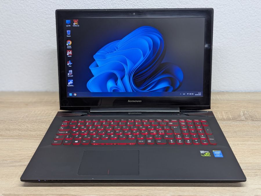 Ноутбук Б/В Lenovo IdeaPad Y50-70, Intel Core i7-4720HQ, DDR3 16 GB, SSD 512GB, NVIDIA GeForce GTX 960M 2Gb, 15.6" Full HD