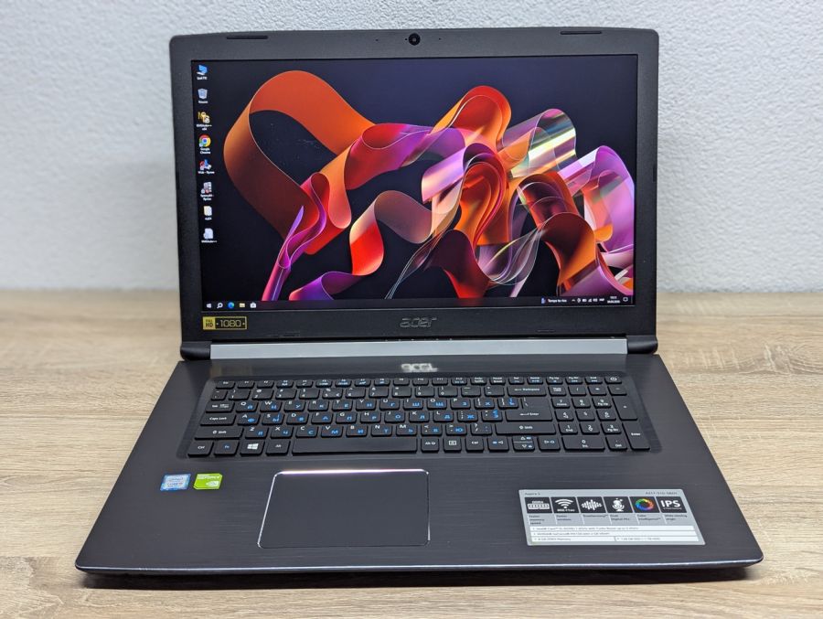 Ноутбук Б/В Acer Aspire A517 51G, Intel Core i5-8250U, DDR4 12 GB, SSD 128GB + HDD 512GB, NVIDIA GeForce MX150 2Gb, 17" Full HD