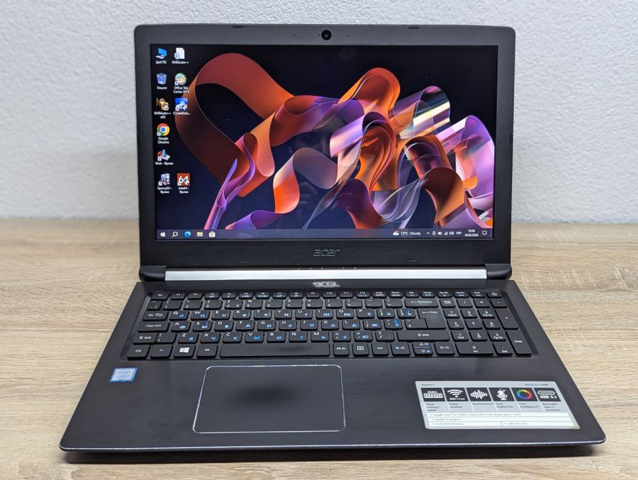 Уцінка! Ноутбук Б/В Acer Aspire A515-51G, Intel Core i5-7200U, DDR4 12 GB, SSD 128GB, 15.6" HD
