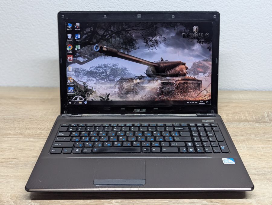Ноутбук Б/В ASUS K52F, Intel Pentium P6100, DDR3 8 GB, SSD 128GB, 15.6" HD