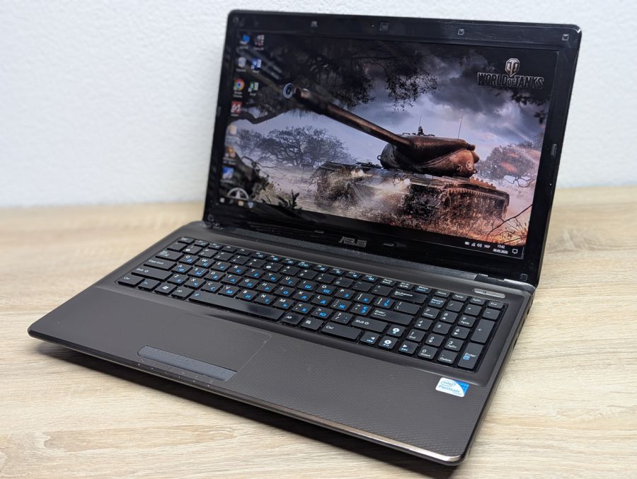 Ноутбук Б/В ASUS K52F, Intel Pentium P6100, DDR3 8 GB, SSD 128GB, 15.6" HD