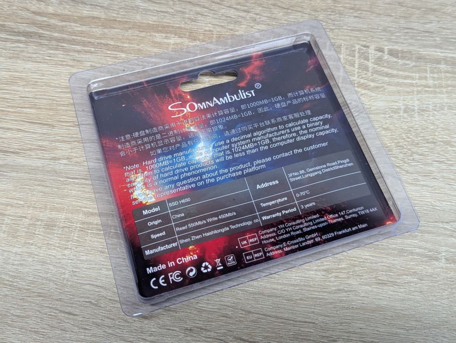 SSD SomnAmbulist 512 Gb