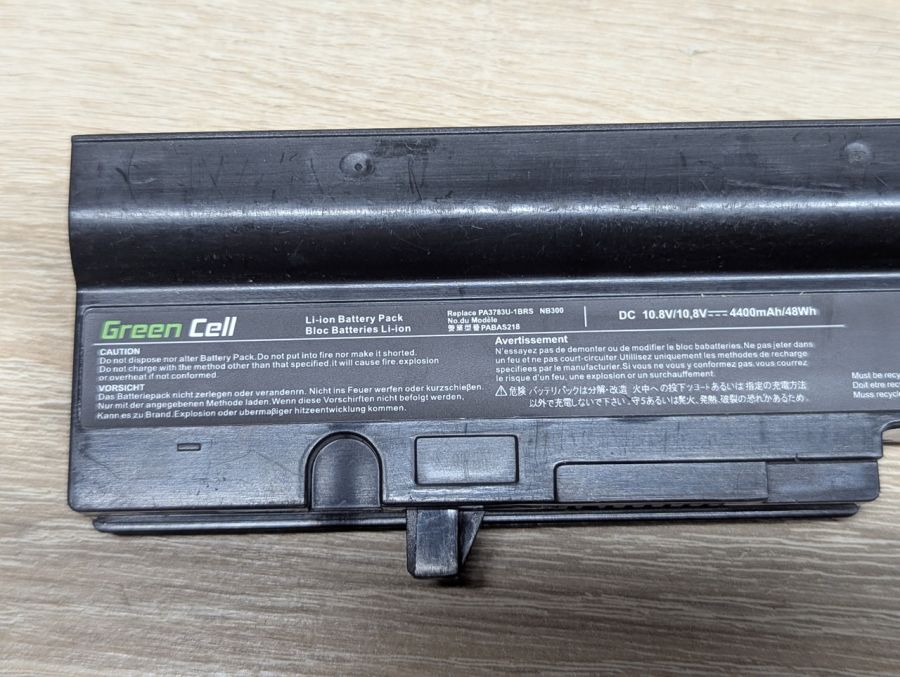 Б/В Акумуляторна батарея Green Cell PA3783U-1BRS,NB300