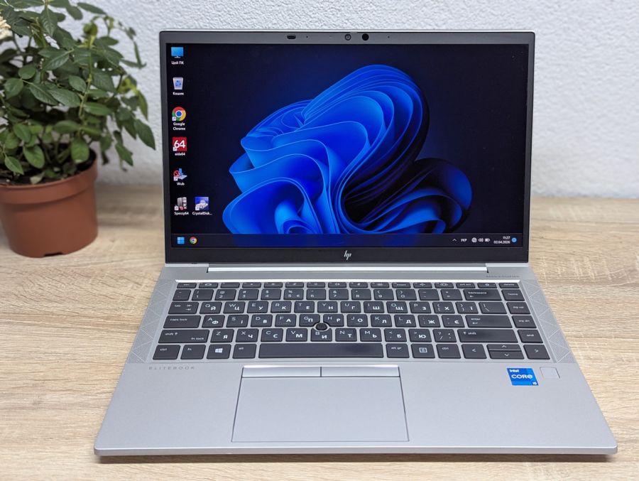 Ноутбук Б/В HP EliteBook 840 G8, Intel Core i5-1135G7, DDR4 16 GB, SSD 256GB, 14" Full HD