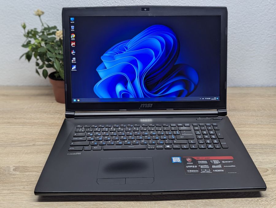 Ноутбук Б/В MSI MS-GL72, Intel Core i5-6300HQ, DDR4 16 GB, SSD 256GB + SSD 1TB, GTX 950M 2Gb, 17" Full HD
