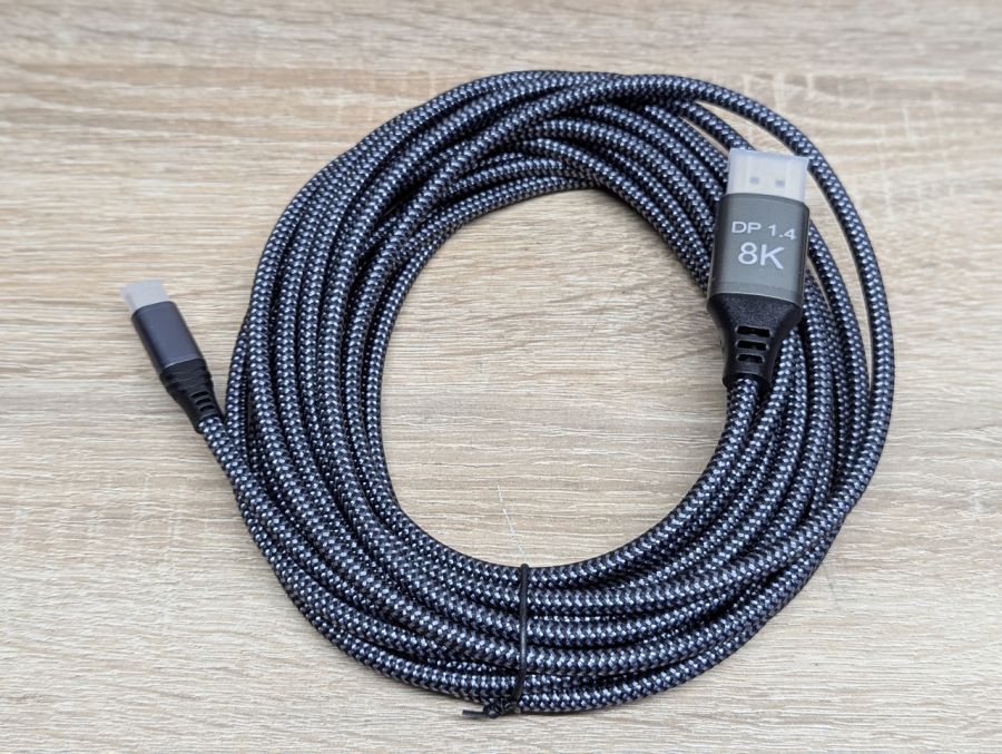 Новий Кабель USB-C DisplayPort 1.4 8K
