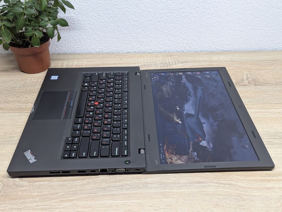 Уцінка! Ноутбук Б/В Lenovo ThinkPad L470, Intel Core i5-6200U, DDR4 8 GB, SSD 256GB, 14" HD