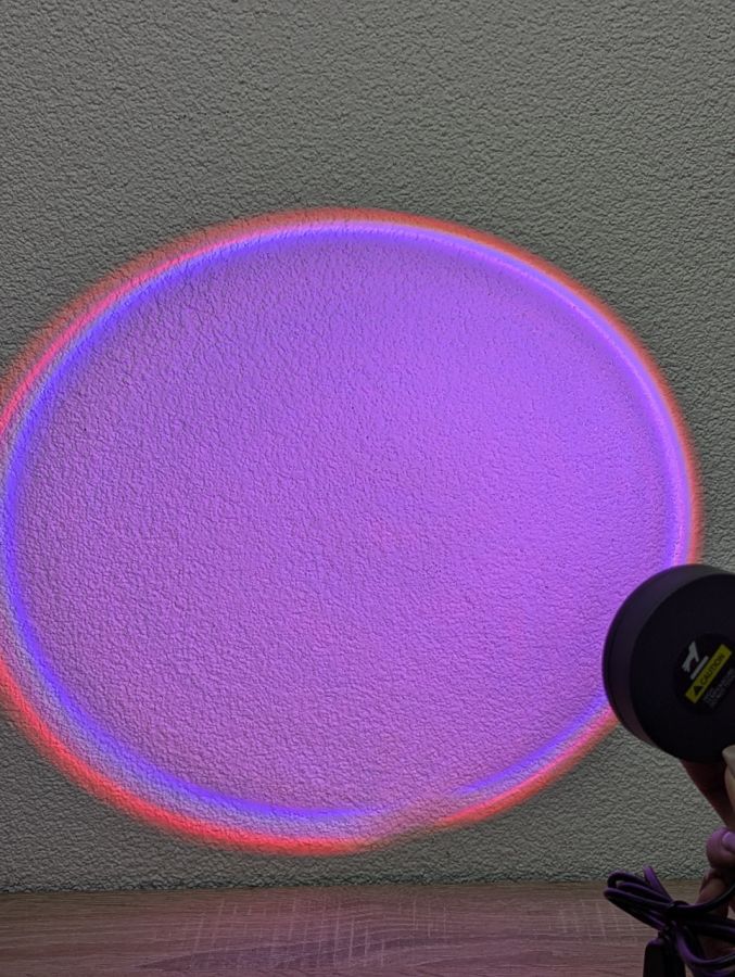 Новий Проекційна RGB лампа Rainbow Projector Lamp G201