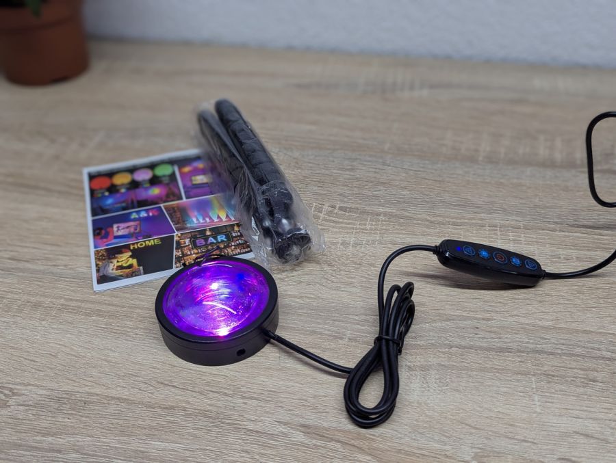 Новий Проекційна RGB лампа Rainbow Projector Lamp G201