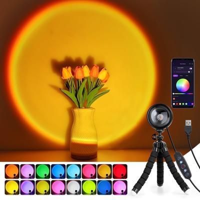 Новий Проекційна RGB лампа Rainbow Projector Lamp G201