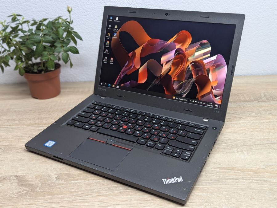Уцінка! Ноутбук Б/В Lenovo ThinkPad L470, Intel Core i5-6200U, DDR4 8 GB, SSD 128GB, 14" Full HD [ProductHub SKU L540]