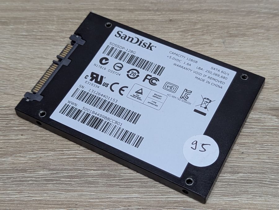 Б/В SSD SanDisk SDSSDP-128Gb