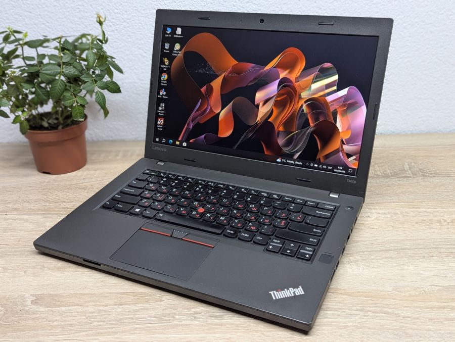 Ноутбук Б/В Lenovo ThinkPad T460P, Intel Core i5-6300HQ, DDR4 8 GB, SSD 128GB, 14" Full HD