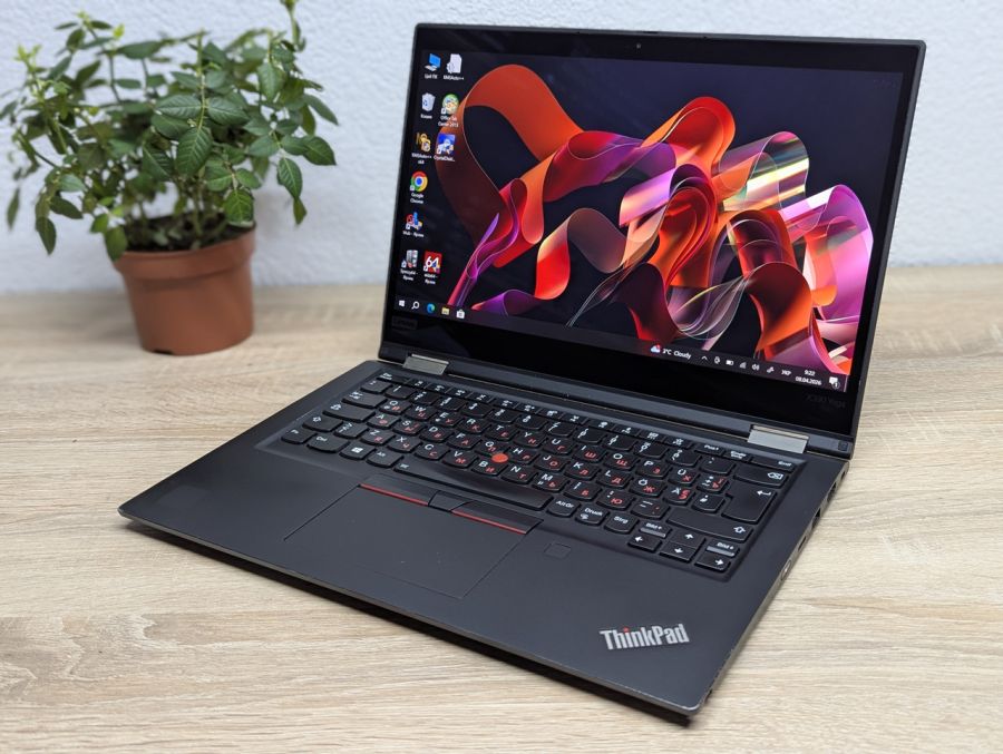 Ноутбук Б/В Lenovo ThinkPad X390 Yoga, Intel Core i7-8565U, DDR3, SSD 256GB, 13" Full HD Сенсор