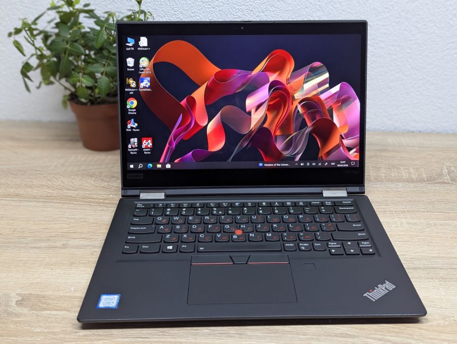 Ноутбук Б/В Lenovo ThinkPad X390 Yoga, Intel Core i5-8265U, DDR3, SSD 128GB, 13" Full HD Сенсор