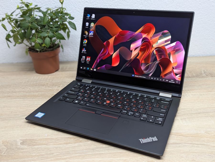 Ноутбук Б/В Lenovo ThinkPad X390 Yoga, Intel Core i5-8265U, DDR3, SSD 128GB, 13" Full HD Сенсор