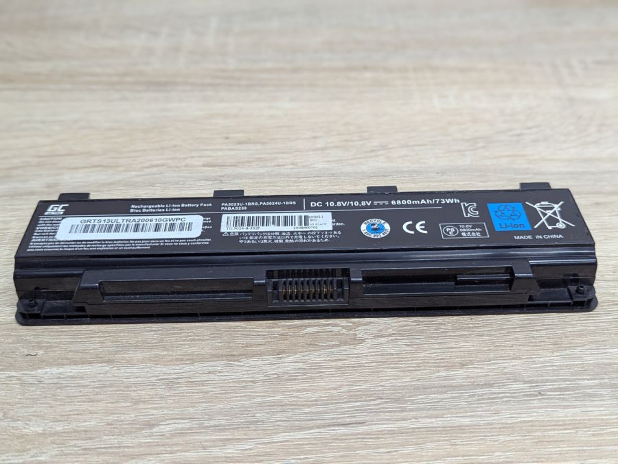 Б/В 73wh Акумуляторна батарея Green Cell PA5023U-1BRS,PA5024U-1BRS [ProductHub SKU 5023U-73]