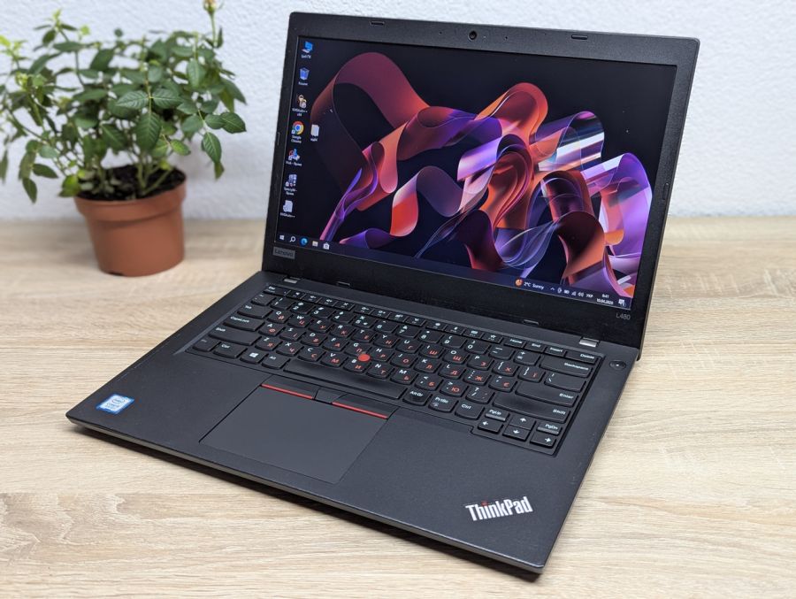 Ноутбук Б/В Lenovo ThinkPad L480, Intel Core i5-8250U, DDR4 8 GB, SSD 256GB, 14" UHD