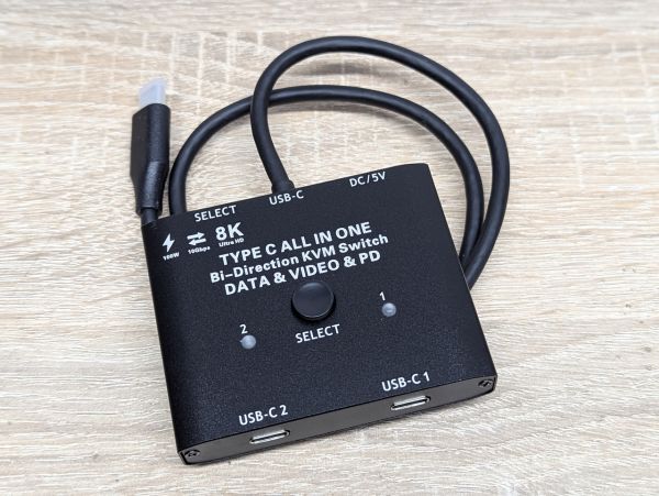 Новий KVM-перемикач KCEVE C201 USB-C