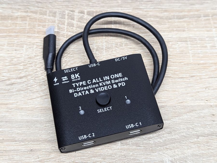 Новий KVM-перемикач KCEVE C201 USB-C