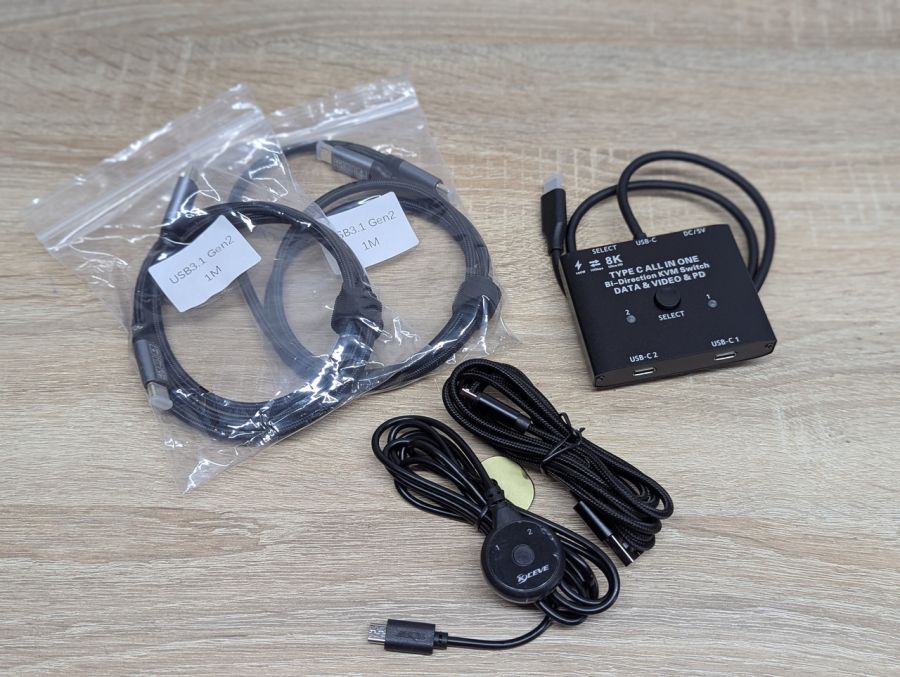 Новий KVM-перемикач KCEVE C201 USB-C