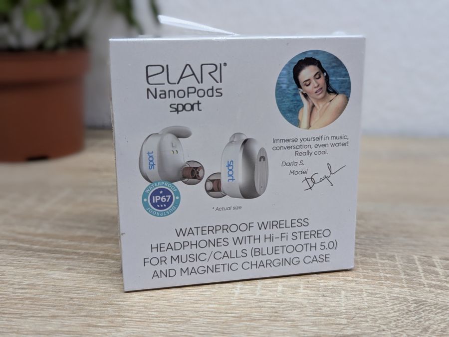 Новий Бездротові водонепроникні Hi-Fi стереонавушники Elari NanoPods Sport NPS-2S
