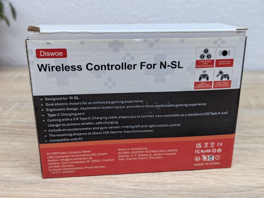 Новий Бездротовий ігровий контролер Diswoe SW-01 [ProductHub SKU Diswoe(12)]