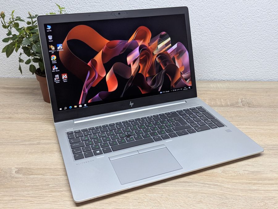Ноутбук Б/В HP EliteBook 755 G5, AMD Ryzen 5 Pro Mobile 2500U, DDR4 8 GB, SSD 256GB, Microsoft Basic Display Adapter, 15.6" Full HD