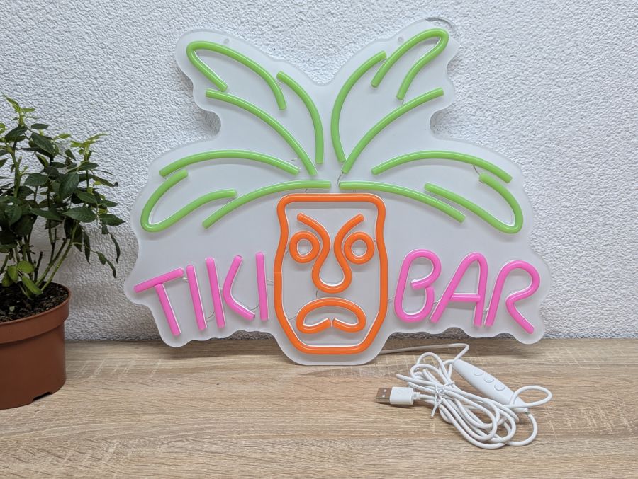 Новий Світлодіодна неонова вивіска Tiki Bar