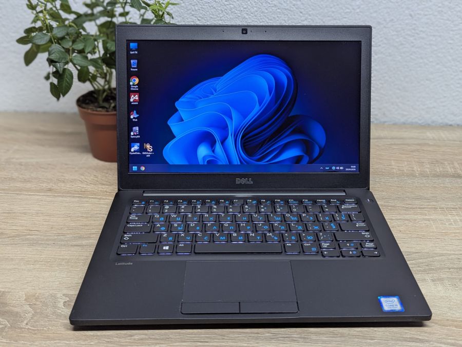 Ноутбук Б/В Dell Latitude 7280, Intel Core i5-7300U, DDR4 8 GB, SSD 128GB, 12" HD