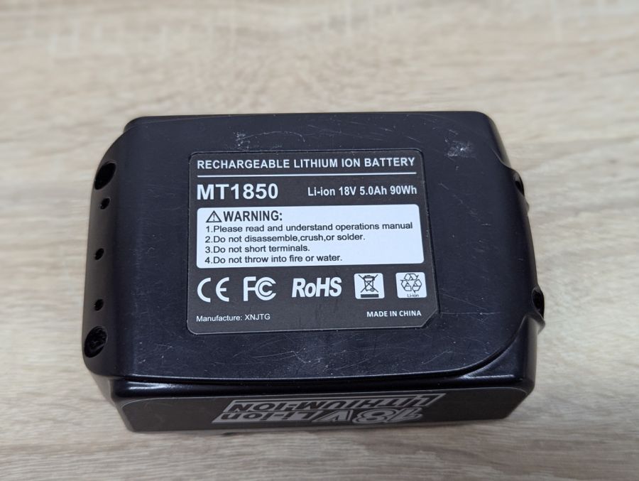 Новий Літій-іонний акумулятор MT1850 18V 90Wh