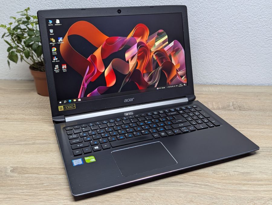 Ноутбук Б/В Acer Aspire 5 A515-51G, Intel Core i7-8550U, DDR4 20 GB, SSD 128GB + HDD 500GB, NVIDIA GeForce MX150 2Gb, 15.6" Full HD