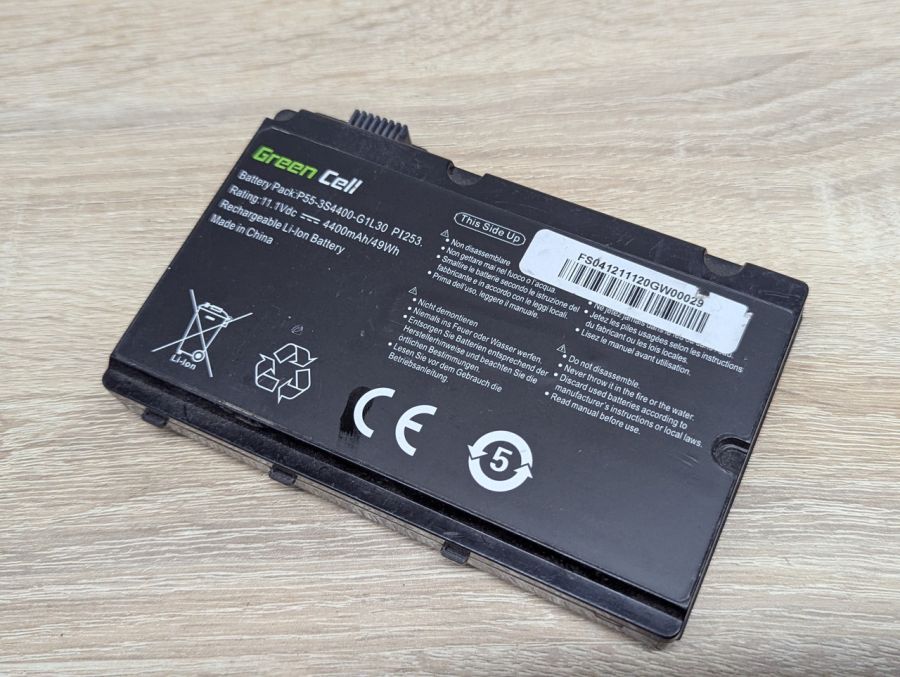 Б/В Акумуляторна батарея Green Cell P55-3S4400-G1L30, PI253