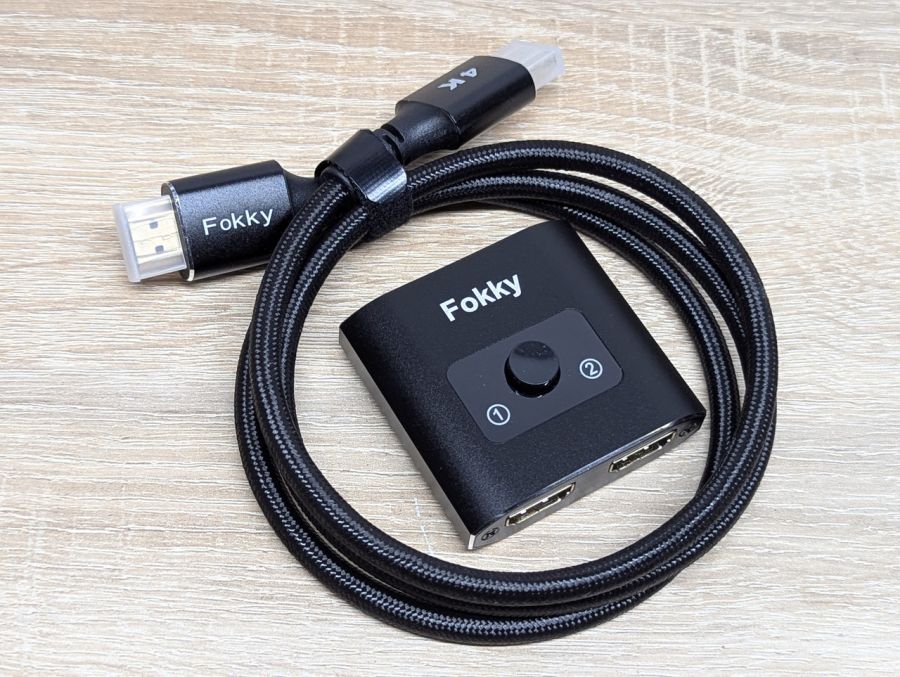 Новий Двонаправлений HDMI-перемикач Fokky HS345-BK