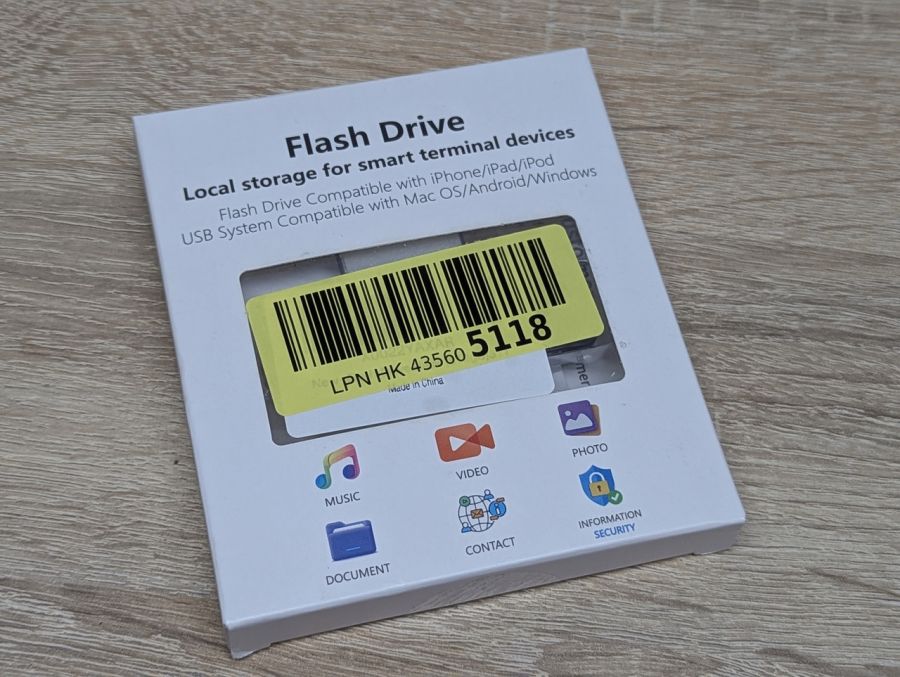 Новий USB-флеш-накопичувач Puhea 512Gb AQW10 3в1