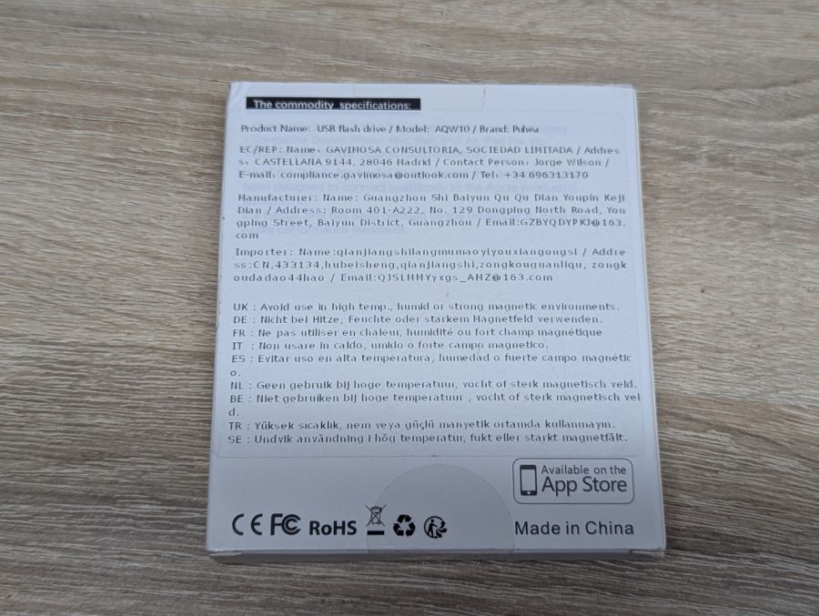 Новий USB-флеш-накопичувач Puhea 512Gb AQW10 3в1