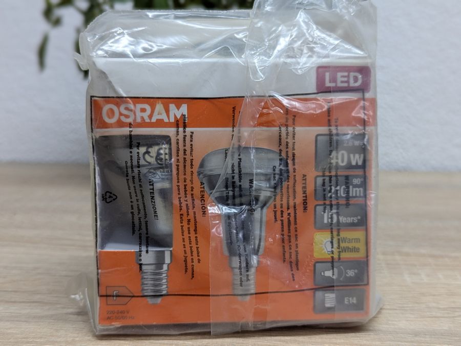 Новий Світлодіодна лампа OSRAM рефлекторного типу E14 2шт 40W