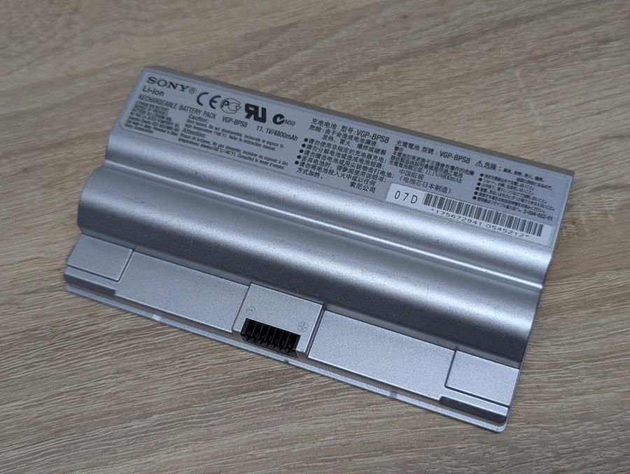 Б/В Акумуляторна батарея Sony VGP-BPS8