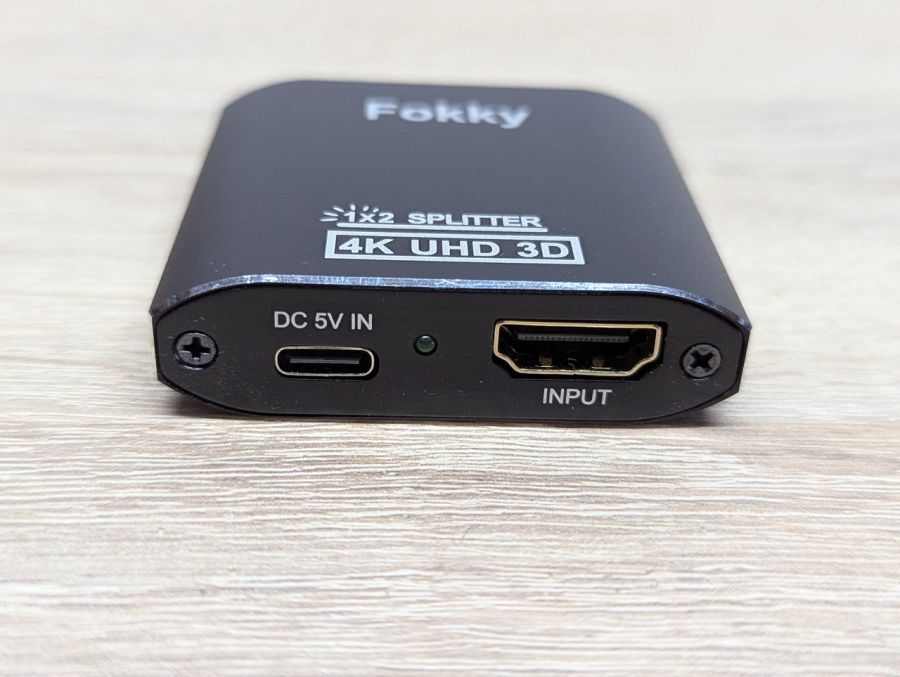 Новий Fokky HDMI Splitter 1x2 HS306-BK