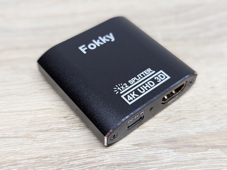 Новий Fokky HDMI Splitter 1x2 HS306-BK
