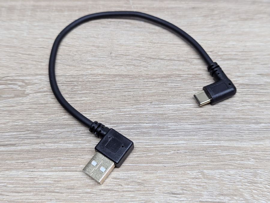 Новий Кутовий кабель-перехідник USB A -Type-C