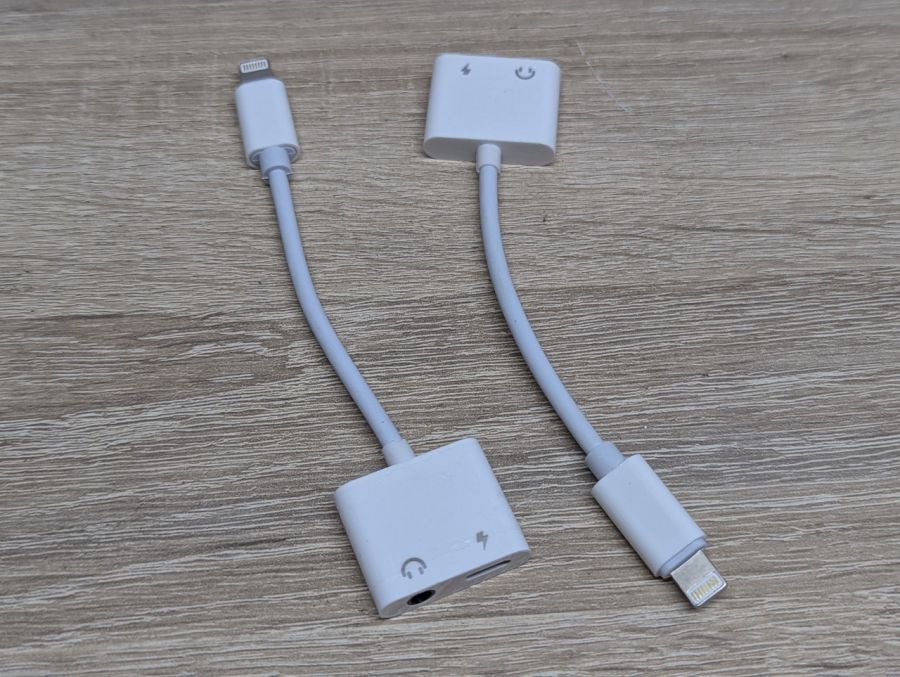 Новий Адаптер-розгалужувач Lightning Type-C 3.5 мм Jack 2шт [ProductHub SKU 7240(13)]