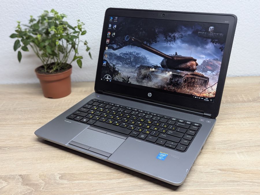 Ноутбук Б/В HP ProBook 640 G1, Intel Core i5-4300M, DDR3 8 GB, SSD 128GB, 14" HD