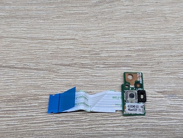 Б/В Плата кнопки ввімкнення для ноутбуків серії Lenovo ThinkPad NS-A052P