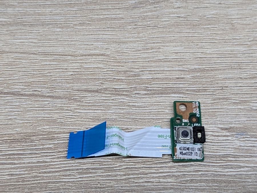 Б/В Плата кнопки ввімкнення для ноутбуків серії Lenovo ThinkPad NS-A052P