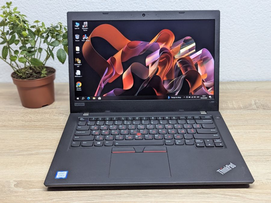 Ноутбук Б/В Lenovo ThinkPad L480, Intel Core i5-8250U, DDR4 16 GB, SSD 128GB + SSD 1TB, 14" Full HD