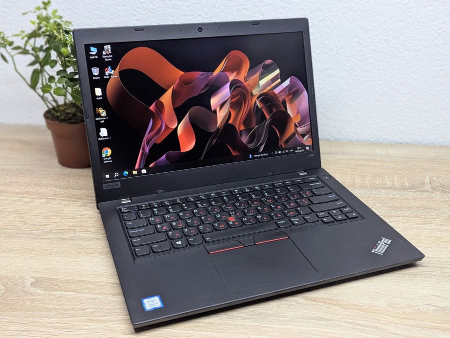 Ноутбук Б/В Lenovo ThinkPad L480, Intel Core i5-8250U, DDR4 16 GB, SSD 128GB + SSD 1TB, 14" Full HD